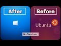 Format Ubuntu and Install Windows.  Ubuntu कंप्यूटर पर Windows इनस्टॉल कैसे करे ?