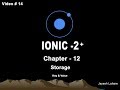 Ionic Tutorial - Chapter 12 ( Storage )