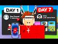 Blowing Up a Roblox Game With YouTube Shorts In 7 Days