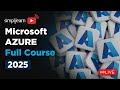 Microsoft Azure Full Course 2026  | Azure Tutorial for Beginners | Azure Training | Simplilearn