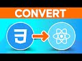 How To Convert HTML To React Js (2023)