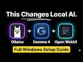 Gemma 4 + Ollama + Open WebUI = Your Own ChatGPT