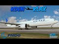 MSFS Live | United Airlines | PMDG 777 300ER | Denver (KDEN) ✈︎ Los Angeles (KLAX)  X-Codr #msfs2020