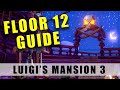 Luigi's Mansion 3 Floor 12 walkthrough - 100% 12F Main Catch guide, mermaid \u0026 treasure hunting