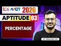 TCS NQT 2026 | Aptitude 03 | Percentage | TCS NQT Preparation