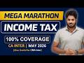 Income Tax Marathon | Income Tax Revision | CA Inter | CMA Inter | Part 1