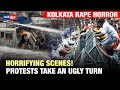 Kolkata rape horror: Protestors break barricades! Police use water cannons - WATCH