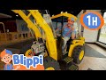 👷‍♂️Blippi's Awesome Digger Day!🚜🚧🦺| Blippi | Moonbug Kids - After School Adventures