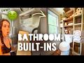 I Built Small Bathroom Built-ins Around the Toilet | DIY Toilet Shelving