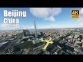 Fly over Beijing (北京) - China - 4K 60fps | Musical Showcase | Microsoft Flight Simulator