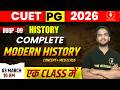 CUET PG 2026 | MA HISTORY| Modern History in One Class| Concept Class | Maha Marathon by Basant sir