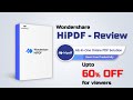 10.Wondershare HiPDF Review | All in one PDF solution | Online PDF editing tool | Online OCR Tool