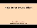 Male Burps Sound Effect - Royalty Free