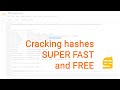 Cracking password hashes SUPER FAST and FREE ! (Penglab \u0026 Google Colab)
