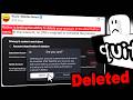 WHAT WERE THEY THINKING??? (Roblox account delete button)