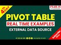 Pivot Table Series Part - 4  |  Pivot Table Real Time Examples | Pivot Table for Beginners