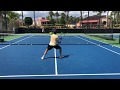 Advanced Tennis Volley Drills 🚨 Professional tennis training with coach Brian Dabul