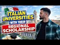Italy 🇮🇹 Scholarship for International Students 2025/2026 | €8100/Year |Region-by-Region Breakdown|