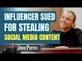 Influencer Sued For Stealing Social Media Content.
