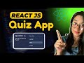 React Project | How to Make A Quiz App in React JS | Quiz App using HTM, CSS and React JS