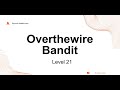 Cyber Security | Penetration Test | CTF | OverTheWire | Bandit 21 | Netcat \u0026 Python Socket Coding