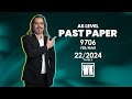 As Level Accounting yearly Past paper solution 9706 P22 F/M  P22 2024