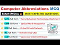 🔥 Top 150 Computer Abbreviations MCQs | Full Forms | Exams 2026