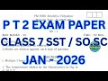 Class 7 Social Science PT 2 Exam 2025 | With Answers | #cbse  #kv  #helloadhyapak #pt2 #ncert2025
