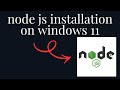 How to Install Node.js on Windows 11 (2026) | Step-by-Step for Beginners 🚀