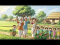 A Day in the Life of a Village Teacher (1990s India) | Ghibli Style Animated Film