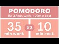 Técnica Pomodoro 35/10 - Pomodoro Timer