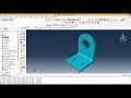 Abaqus Meshing Tutorials - Meshing of 3D Solid Bracket in Abaqus Using Partitioning