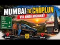 Mumbai to Chiplun via Mumbai Goa Highway | TATA Nexon Dark | NH66 | #nh66 #konkanroadtrip 