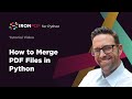 How to Merge PDF Files Using Python | IronPDF