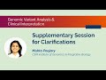 Supplementary Session for Clarifications - Practice 1