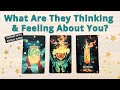 🌷WHAT ARE THEY THINKING AND FEELING? 💃🏻 PICK A CARD 💘 LOVE TAROT READING 🌺 TWIN FLAMES 🌈 SOULMATES