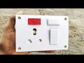5 in 1 power plug connection || power board wiring || anchor 5 in 1 board wiring