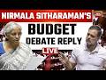LIVE: Nirmala Sitharaman Budget 2026 Response | Rahul Gandhi | Lok Sabha LIVE | Union Budget 2026