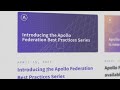 Introducing the Apollo Federation Best Practices Series