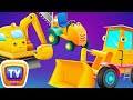 Surprise Eggs Toys - Construction Vehicles for Kids | Bull Dozer, Road Roller \u0026 more | ChuChuTV