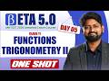 Functions \u0026 Trigonometry II  in One Shot: All Concepts | MHTCET 2026 Crash Course | Beta 5.0