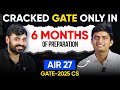 Proven Strategy To Crack GATE In 6 Months | GATE 2025 Success Story | Shikhar With Ankit Doyla Sir