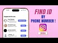 How To Find Instagram ID with Phone Number In 2026!