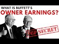 Warren Buffett's Owner Earnings Explained