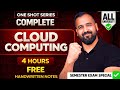 Complete Cloud Computing in OneShot (4 Hours) Explained in Hindi | Semester Exams