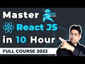10-Hour React Tutorial 2023 - Zero to Advanced | Learn React JS in Hindi