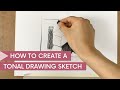 Tonal Value Drawing Techniques (with Step-by-Step Value Sketch Instruction)