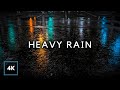 HEAVY RAIN for Sleeping. Block Noise and End Insomnia with Heavy Rain Sounds for Sleeping