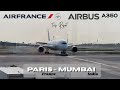 TRIP REPORT | Air France | Airbus A350-900 | Economy Class | Paris CDG - Mumbai. 