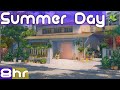 Summer Neighborhood Ambience | Peaceful Suburban Street Sounds
